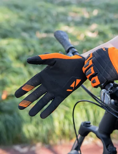 Vista 6 de VXW Guantes de bicicleta de montaña para hombre, guantes de ciclismo para nudillos, pantalla táctil transpirable para MTB Motocross Racing Dirtbike