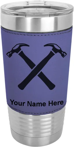 Vista 12 de LaserGram Personalized 20oz Tumbler, Hammers (Baseball Style)