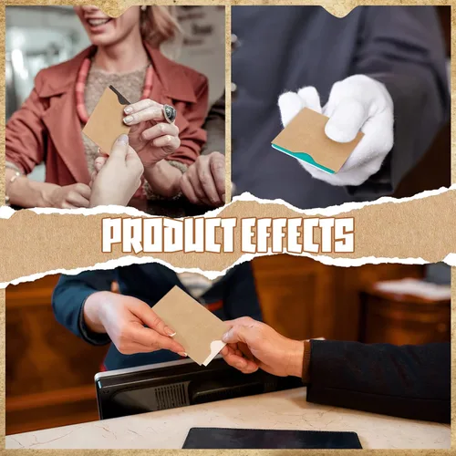 Vista 10 de Teling Paquete de 500 fundas para tarjetas de regalo de 2.4 x 3.5 sobres