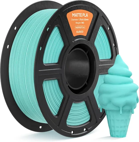 Vista 26 de ELEGOO Filamento de ácido poliláctico (PLA) mate 1.75mm Beige 1KG, filamento de impresora 3D de alta precisión, carrete de 1kg (2.2lbs) Compatible