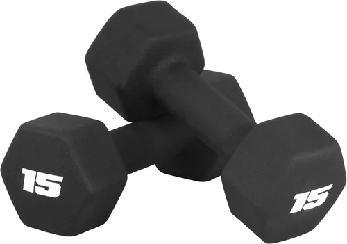 Vista 20 de CAP Pares y juegos de mancuernas de neopreno Barbell Negro