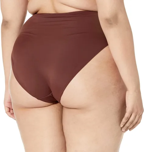 Vista 6 de Tienda Essentials Parte inferior de bikini de cintura alta y pierna alta para mujer