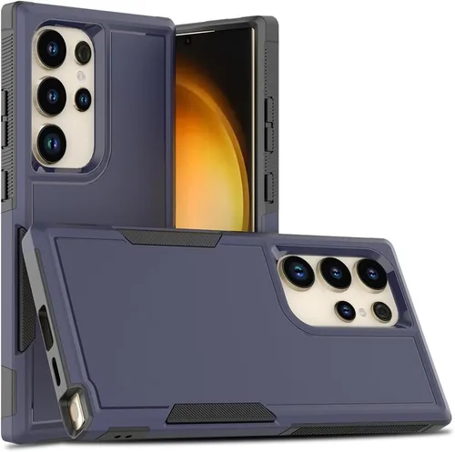 Vista 65 de Funda WOGROO para Samsung Galaxy Z Fold 4 - Funda protectora para teléfono a prueba de golpes, duradera, negra