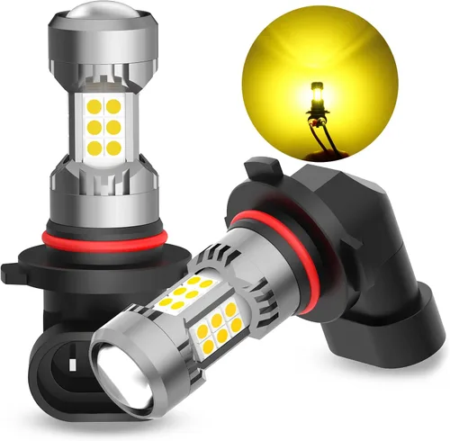 Vista 7 de Phinlion Bombillas LED antiniebla H10, 3200 lúmenes color azul hielo, súper brillantes PY20D 9145, focos antiniebla de repuesto para coches