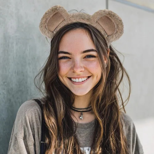 Vista 3 de Animal Ears Design Headbands for Women, Costume Hair Accessories for Birthday, Holiday, Party, Cosplay & Daily Wear