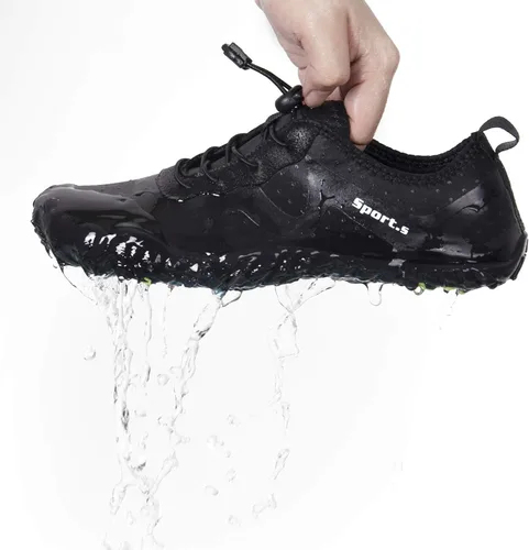Vista 6 de Zapatos deportivos para el agua, para hombres, de secado rápido, calzado deportivo para usar al aire libre, ir en kayak, lancha, senderismo, surf