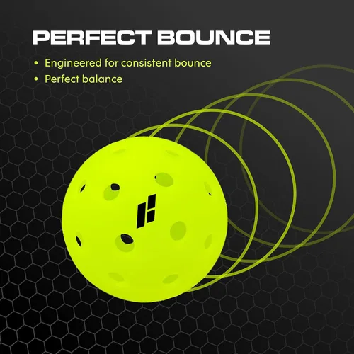Vista 3 de CORE Pickleball -IMPACT40 Pelotas de pickleball para exteriores - Duraderas, tamaño reglamentario - Aprobado por USAPA y Copa Mundial