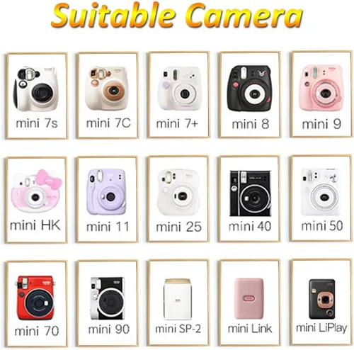 Vista 5 de Fujifilm Instax Mini - Paquete de película instantánea a la luz del día, 20 exposiciones (paquete de 4)