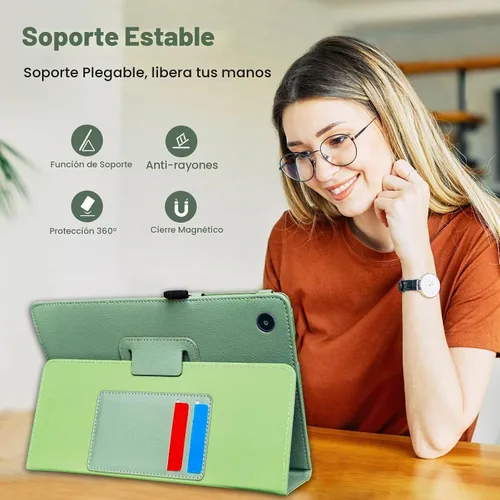 Vista 4 de ACdream Funda para Tablet T-Mobile Revvl Tab 2 de 10.1" Modelo 2025: 9185W (NO COMPATIBLE con Revvl Tab 5G de 10.36"), Funda Protectora Delgada