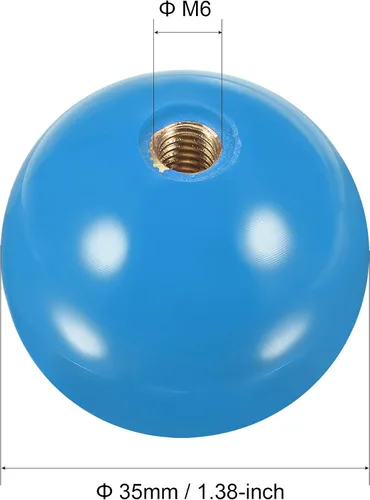 Vista 2 de MECCANIXITY Joystick Mango Top Ball Head M6 RojoVerdeNegroAmarilloAzul Fácil de Instalar para Arcade Game Part