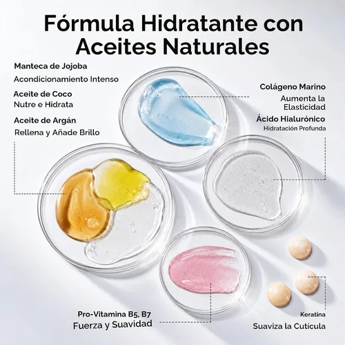 Vista 6 de MAREE Mascarilla capilar para cabello dañado - Colágeno y queratina