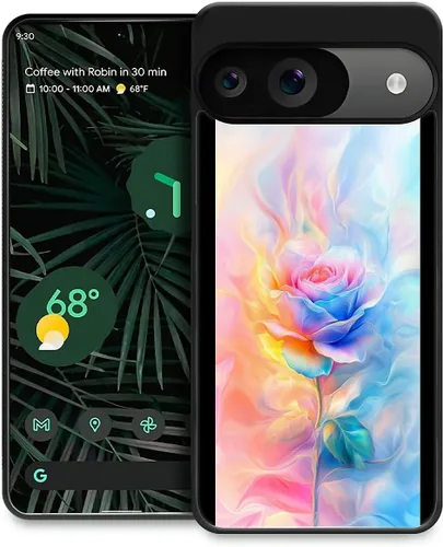 Vista 32 de Compatible con Google Pixel 4A 5G Mobile Case Creative Acrylic Back Panel Silicona Edge Case Slim Protección Especialmente para Google Pixel 4A 5G