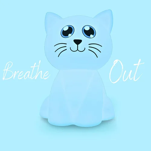 Vista 9 de Calm Collective Luz calmante para entrenamiento de respiración para gatos para calmar el estrés, artículos de alivio de la ansiedad para TDAH