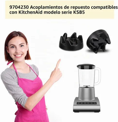 Vista 5 de Mudder 9704230 - Paquete de 5 piezas de repuesto para licuadora con llave