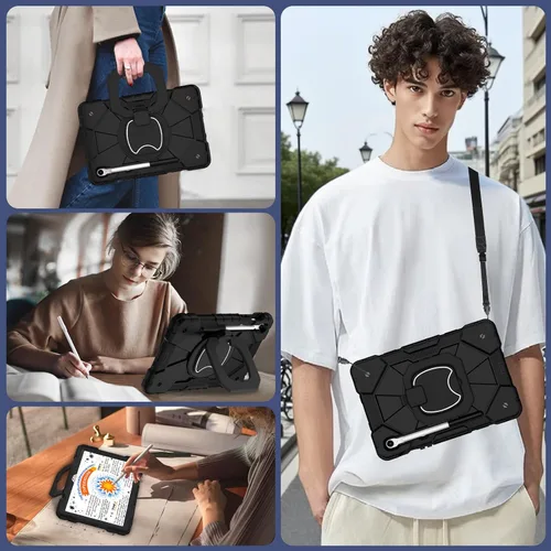 Vista 5 de WESOROL Funda para Samsung Galaxy Tab S10 Lite/S10 FE/S9 FE/S9 10.9/11 pulgadas (2025/2023), Funda para Tableta Galaxy Tab S9 a prueba de golpes