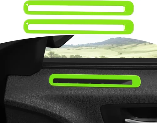 Vista 16 de RT-TCZ para Charger Cubierta de ventilación de aire de puerta Adecuada para Dodge Charger 2011-2023 Accesorios de interior azul 2 piezas