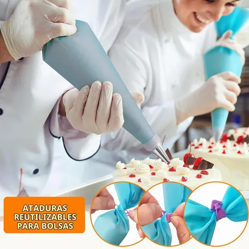 Vista 7 de ALLTOP - Juego de bolsas y puntas para decoración de tartas