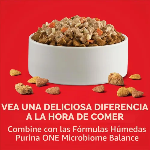 Vista 9 de Purina ONE SmartBlend - Alimento seco natural para perros adultos