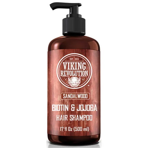Vista 7 de Viking Revolution - Acondicionador de sándalo con biotina y aceite de jojoba - Acondicionador para hombres, acondicionador natural para cabello