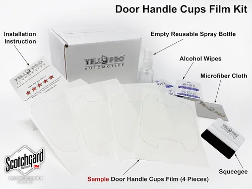 Vista 2 de YelloPro - Manija de puerta de ajuste personalizado 3M Scotchgard para Audi e-tron GT Sedan, Premium Plus, Prestige, RS, 2022 2023 2024, protector