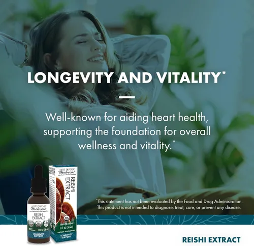 Vista 5 de Host Defense Paquete con extracto de melena de león, 1 onza líquida y extracto de reishi, 1 onza líquida – Apoya la salud cerebral, la memoria