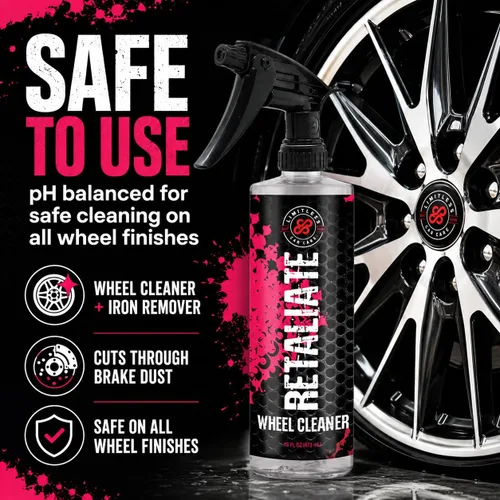 Vista 3 de LimitlessCarCare Limpiador de ruedas y removedor de hierro Retaliate 16oz