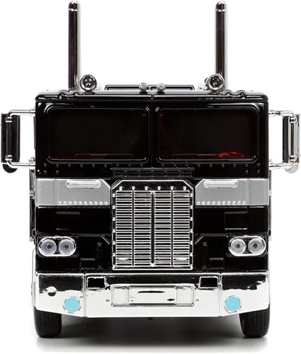 Vista 3 de Jada Toys Transformers G1 1:24 Nemesis Prime - Coche fundido a presión, juguetes para niños y adultos, color negro