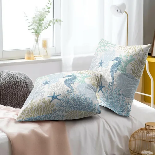 Vista 80 de Giwawa Juego de 2 fundas de almohada decorativas con diseño floral de girasol de 16 x 16 pulgadas, fundas de cojín decorativas para el hogar, sofá