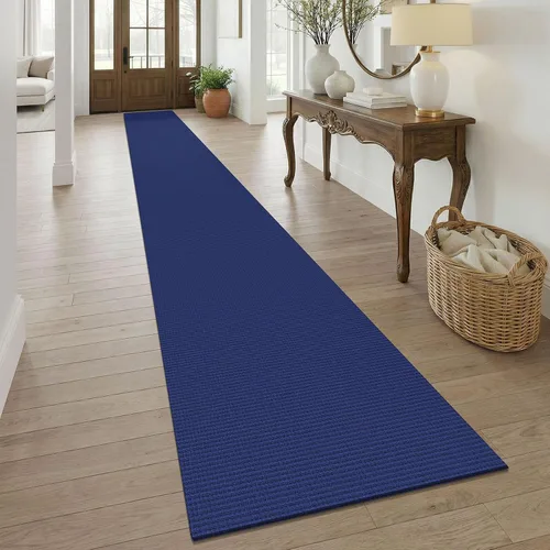 Vista 245 de KOZYFLY - Tapete para puerta de interior, lavable, pequeña, antideslizante, con respaldo de goma, felpudo de algodón para el hogar, color negro
