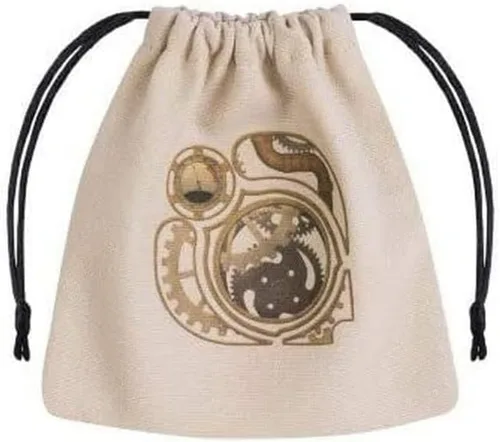 Vista 4 de Q WORKSHOP DICE BAGS 2-Beige y negro