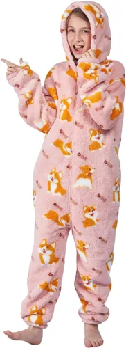 Vista 4 de Pijama suave con capucha, disfraz de Halloween, regalos para niñas