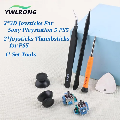 Vista 7 de for PS5 Joysticks Replacement for Sony PlayStation 5 PS5 Controller Joystick Replacement for PS5 Analog Stick Replacement Module Potentiometer for