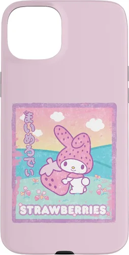 Vista 9 de Funda para iPhone 16 My Melody Strawberry Milk