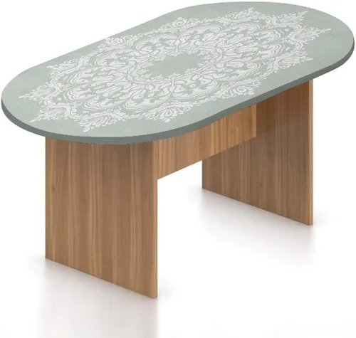 Vista 11 de XISUNYA Mantel ovalado ajustable de poliéster con bordes elásticos para acuario, protector de mesa con estampado de peces dorados saltos fuera