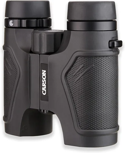 Vista 10 de Binoculares 3D de alta definición y a prueba de agua con vidrio de dispersión extra baja, de la marca Carson, negro High Quality Binoculars for