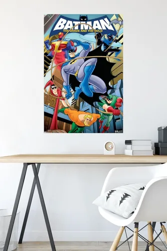Vista 4 de Trends International DC Comics - Póster de pared de Batman - The Brave and The Bold de 22.375 x 34 pulgadas, versión premium sin marco