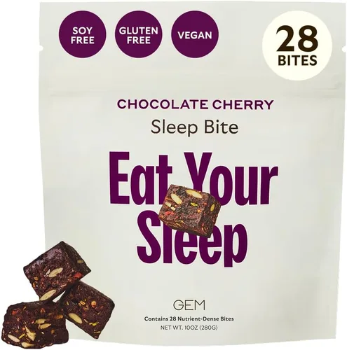 Vista 11 de GEM Ayuda para Dormir, Mordedura Nocturna, Paquete de 7, Sin Melatonina, L-Teanina, Magnesio, Extracto de Raíz de Valeriana Vegano y Sin Gluten