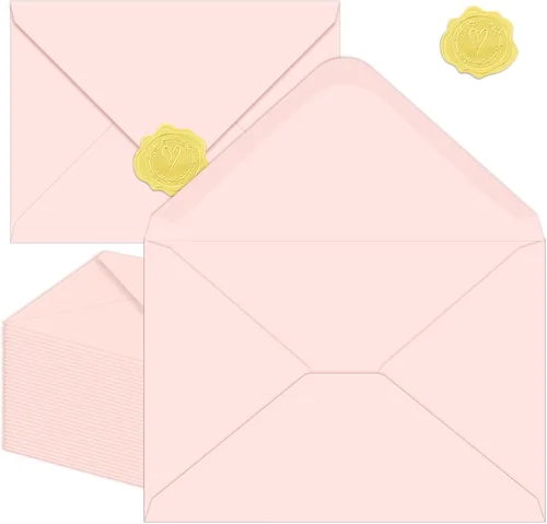 Vista 24 de Paquete de 50 sobres negros A4 de 4 x 6 pulgadas para invitaciones, imprimibles, autosellables para bodas, invitaciones, fotos, postales, tarjetas