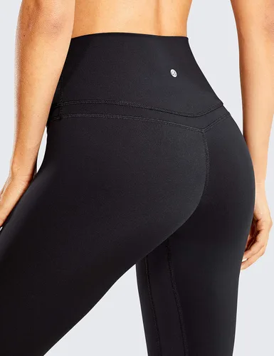 Vista 5 de CRZ YOGA - Leggings deportivos para mujer colección Naked Feeling, para entrenamiento, entrepierna de 25pulgadas y largo de 78, con cintura alta