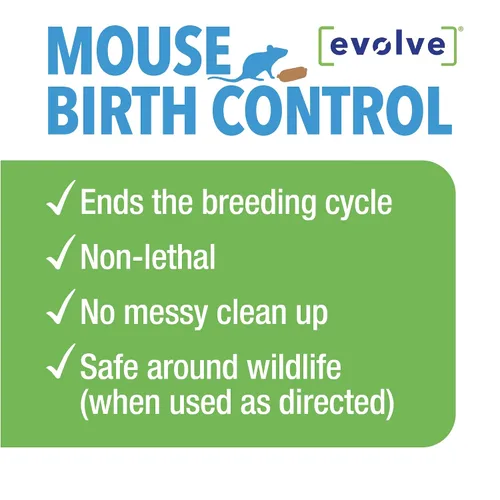 Vista 8 de Evolve Mouse - Salchichas de cebo blando anticonceptivo – 1.5 libras Control de población de ratón basado en la ciencia Gestión de población