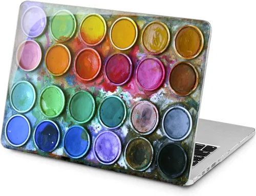 Vista 15 de Funda rígida compatible con MacBook Pro 16 14 M3 M2 2023 M1 Pro 13 2022 Air 13 2021 Retina 2020 Mac 11 12 Laptop patrón de invierno copo de nieve