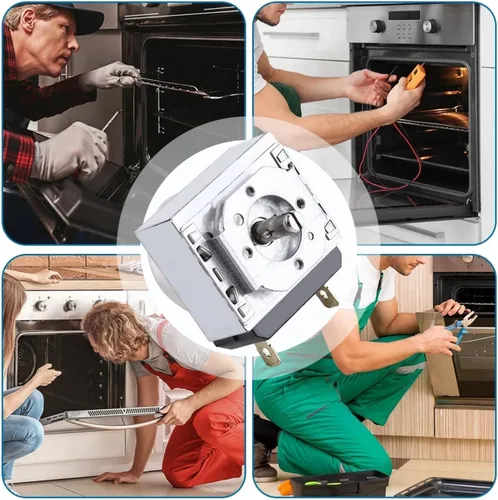 Vista 4 de Controlador de tiempo de 1 a 60 minutos, tostadora, horno de minutos, interruptor de temporizador, reemplazo de bricolaje para cocina, horno