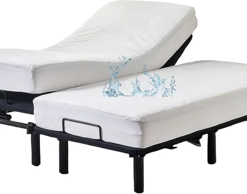 Vista 11 de Protector de colchón impermeable para litera de RV de 30 x 75 pulgadas para cama individual estrecha o colchón de caravana, suave y silencioso