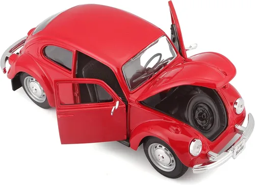 Vista 4 de Maisto Vehículo fundido a presión Volkswagen Beetle a escala 1:24 (los colores pueden variar)