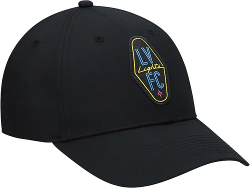 Vista 2 de Icon Sports Official USL Soccer Club Adjustable Cap - Unisex Adult negro (93CP-Black)