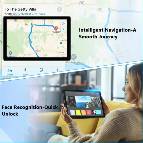 Vista 7 de Tablet de 10 Pulgadas, Tabletas Android 15 con 18 GB RAM+128 GB ROM (Expandible a 1 TB), Pantalla IPS HD de 1280 * 800 Octa Core, Batería de 6000