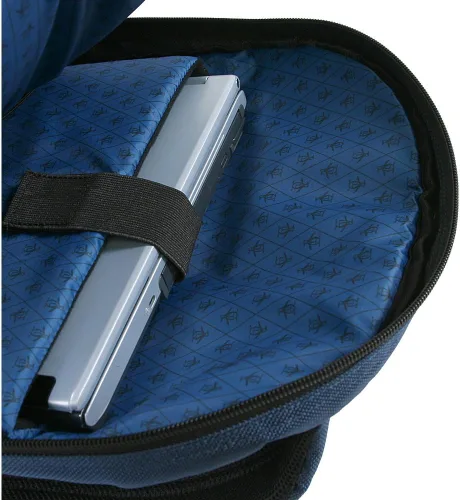 Vista 2 de Original Penguin Mochila Peterson para la mayoría de portátiles y portátiles de 15 pulgadas, marino, Mochila para laptop Peterson que se adapta a