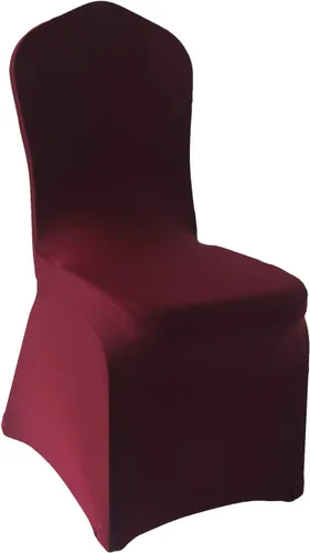 Vista 11 de Fundas elásticas para sillas de elastano negro, 12 fundas elásticas para sillas de boda, fiesta, comedor, buceo (negro, 12)