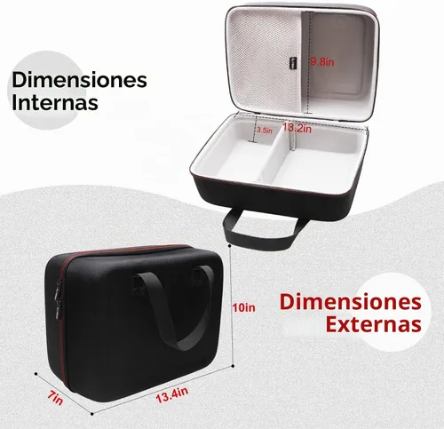 Vista 3 de LTGEM - Funda de viaje para extractor de leche eléctrico Spectra Baby USA S1 Plus / S2 Plus Premier (negro y azul)
