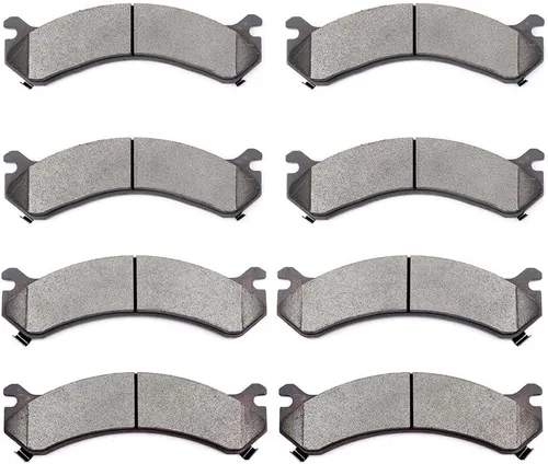 Vista 12 de Juego de pastillas de cerámica, D374 D621 D948 SCITOO 8 piezas de pastillas de freno delanteras y traseras para Honda Civic del Sol 1994-1997